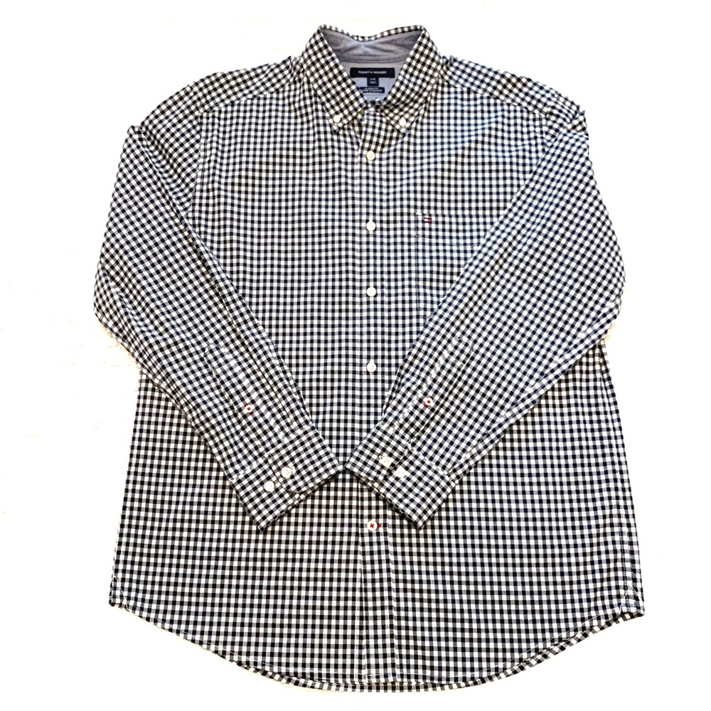 Tommy Hilfiger Gingham Classic Fit Long Sleeve Button Down